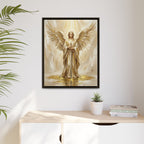 Celestial Warrior Matte Framed Canvas