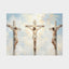"The Crucifixion - Three Crosses at Golgotha" | Matthew 27:32-56 Digital Print