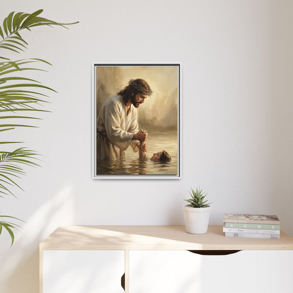 Lifted by Faith Matte Framed Canvas