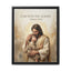 I Am With You Always – Matthew 28:20 Matte Framed Canvas