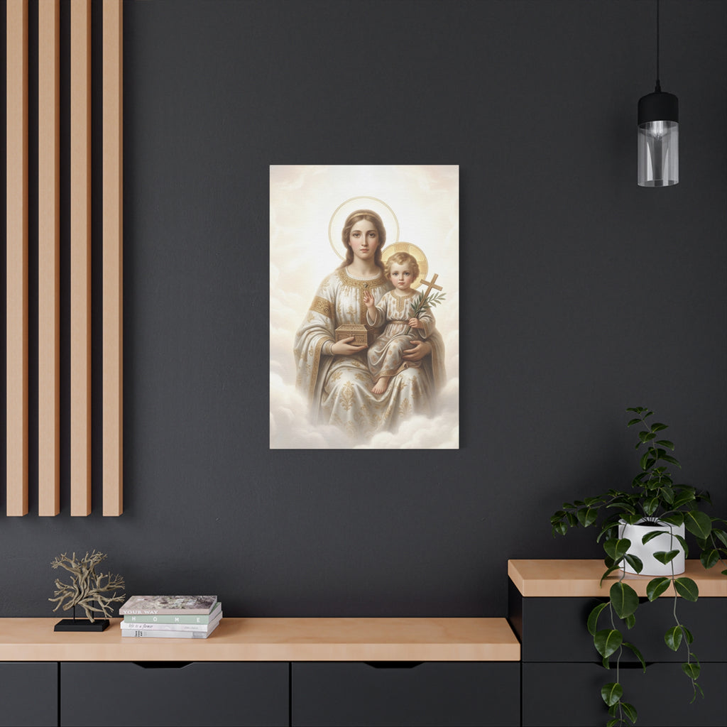 Madonna of Divine Light Matte Canvas, Stretched