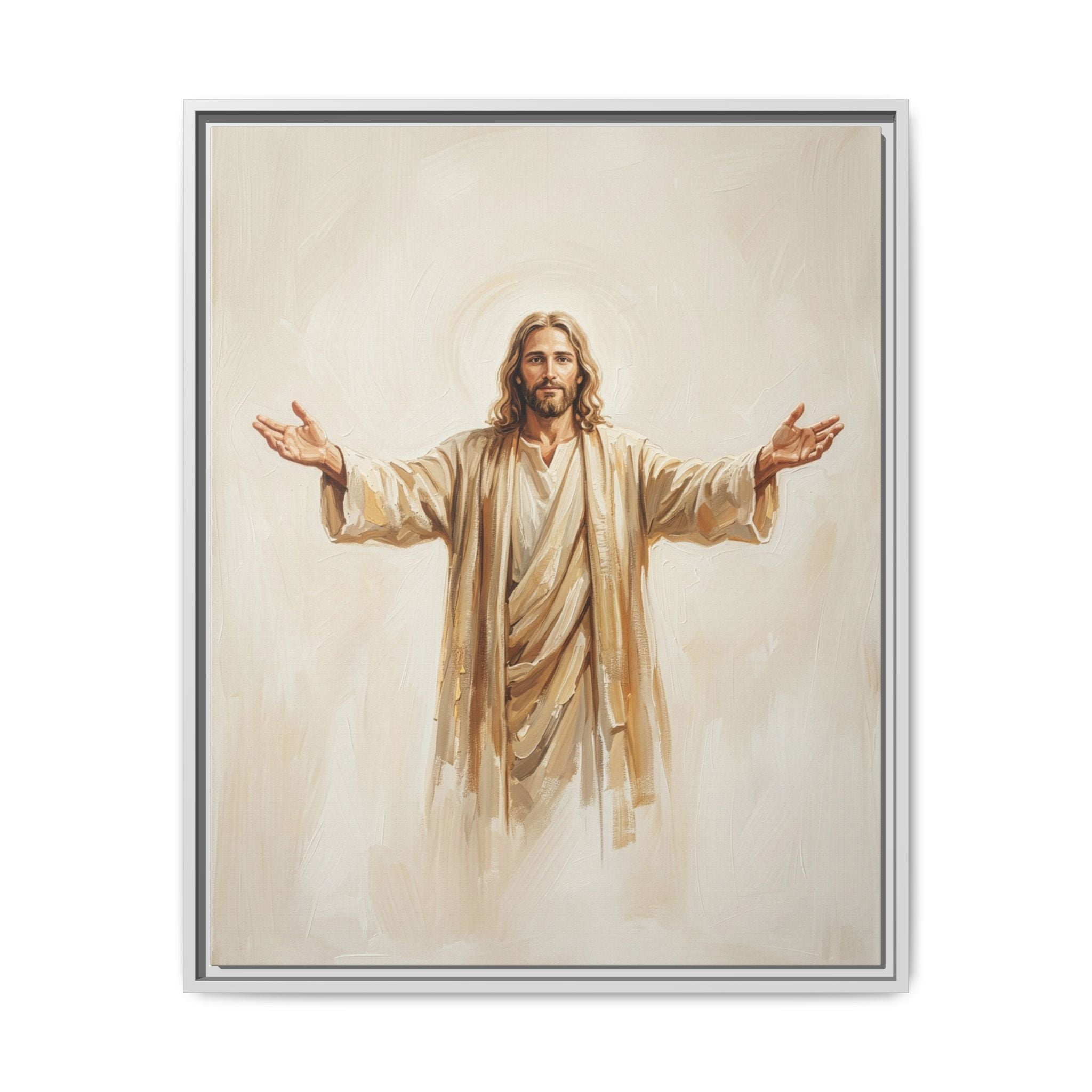 Come Unto Me Matte Framed Canvas