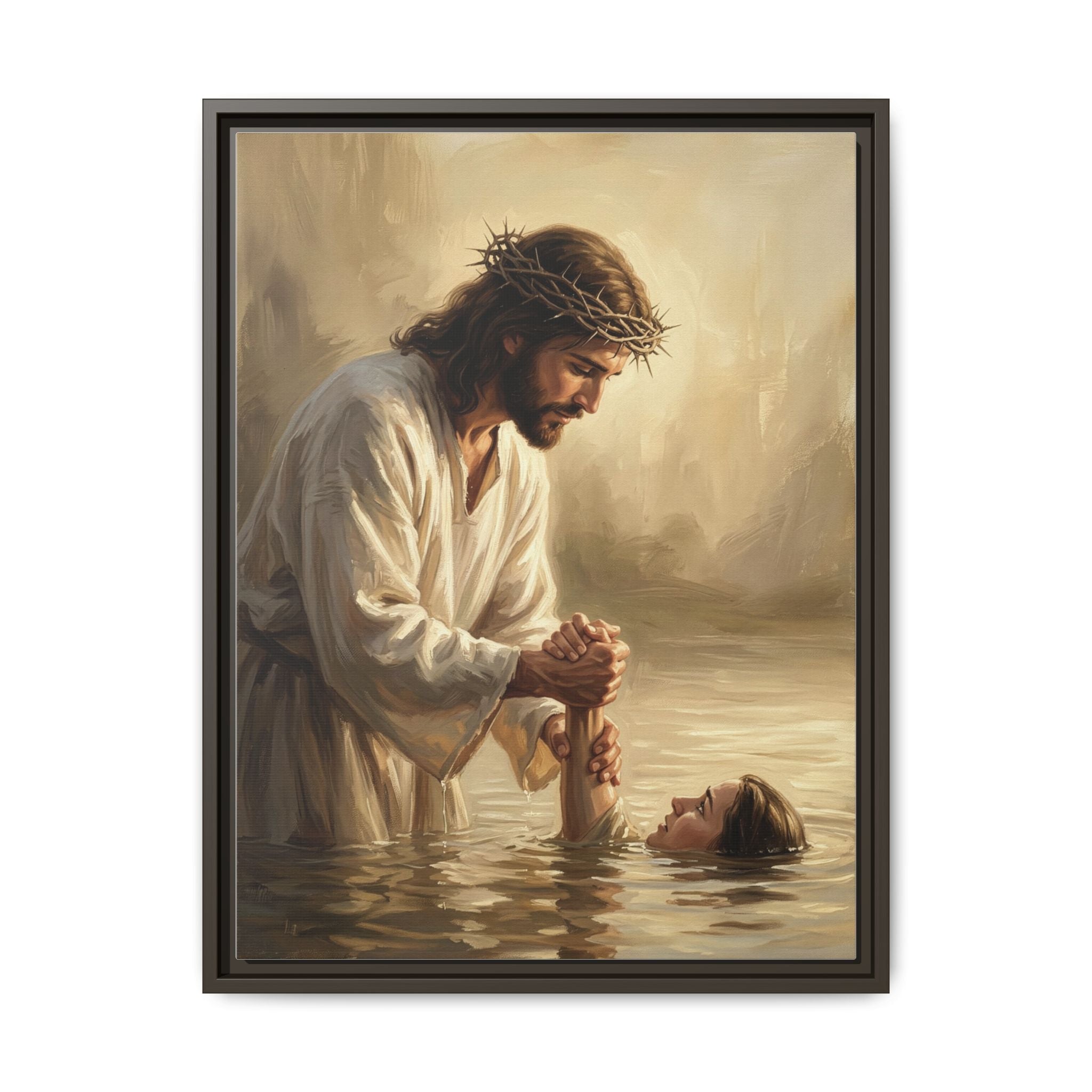 Lifted by Faith Matte Framed Canvas