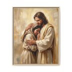 Shelter in His Love Matte Framed Canvas