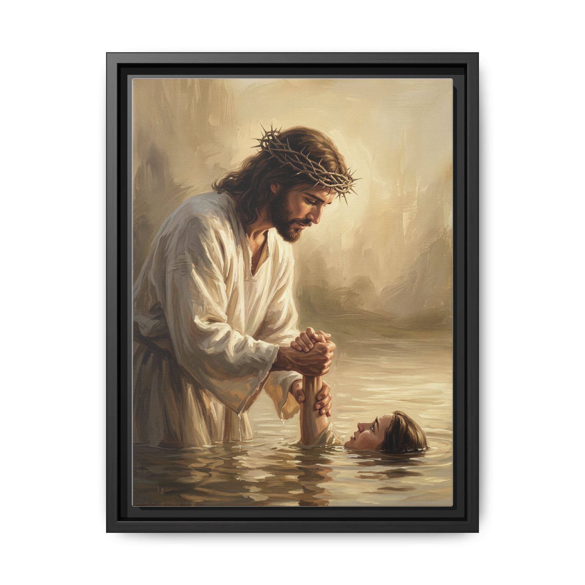 Lifted by Faith Matte Framed Canvas