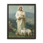 The Good Shepherd Matte Framed Canvas