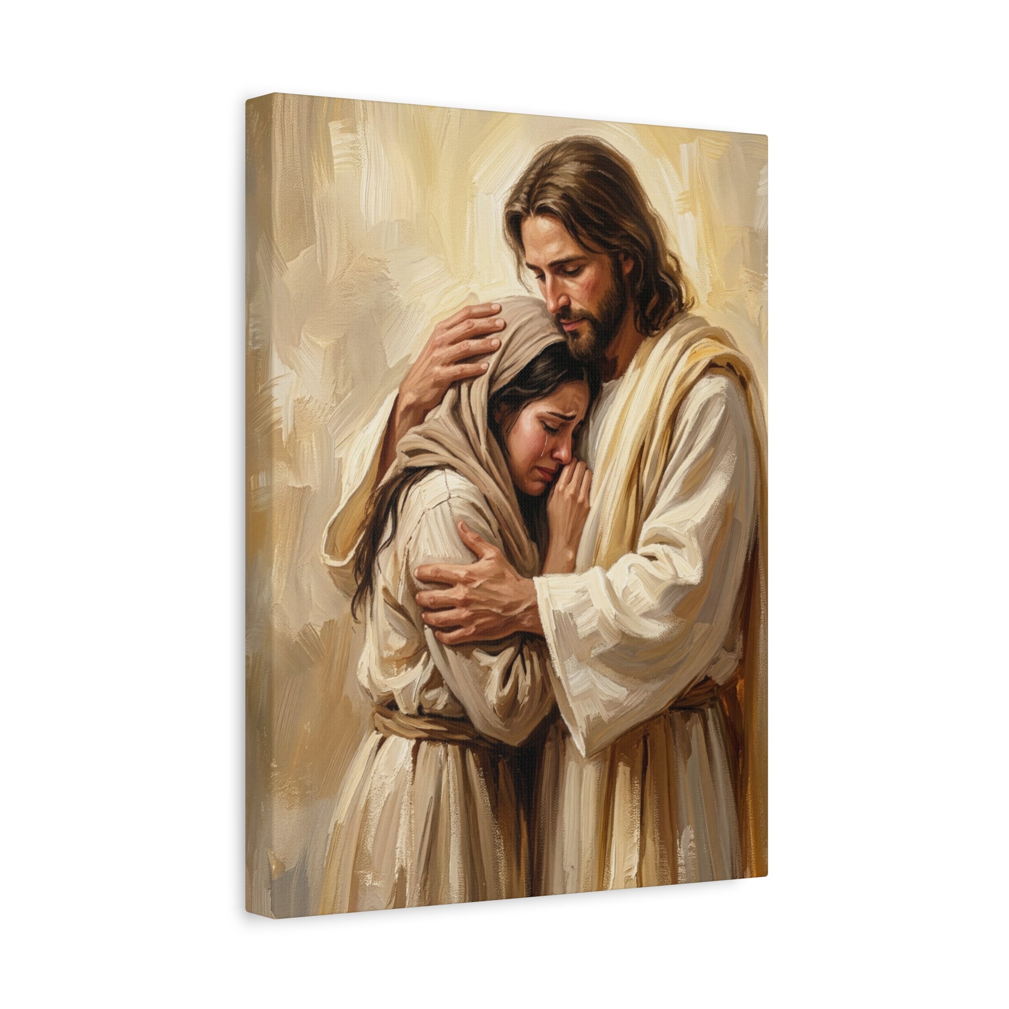 Shelter in His Love Matte Canvas, Stretched