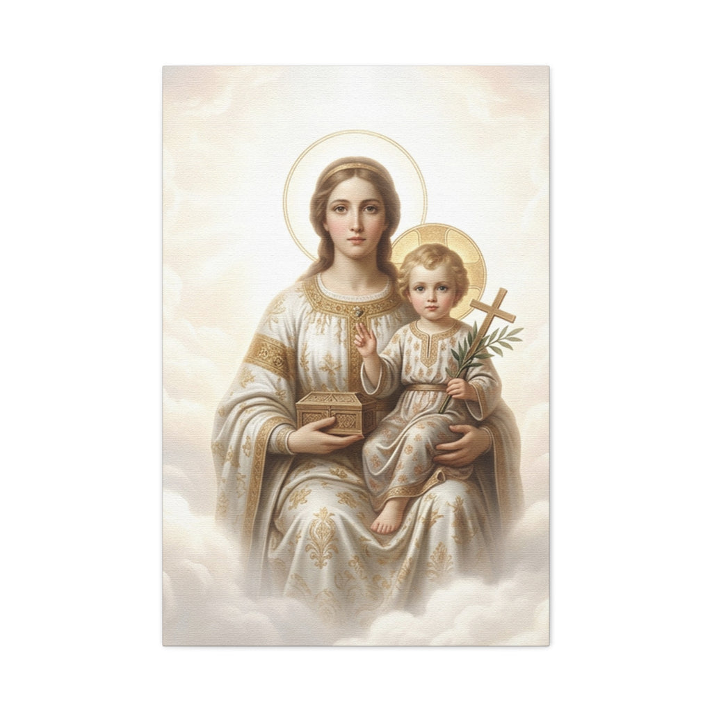 Madonna of Divine Light Matte Canvas, Stretched