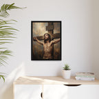 Redeemer on the Cross Matte Framed Canvas
