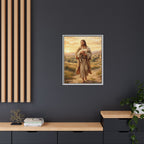Shepherd of Peace Matte Framed Canvas