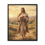 Shepherd of Peace Matte Framed Canvas
