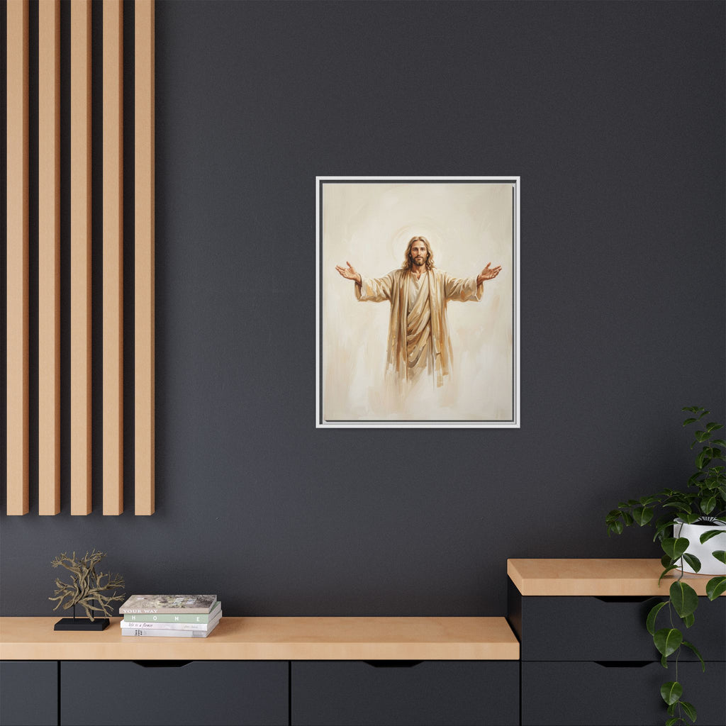 Come Unto Me Matte Framed Canvas