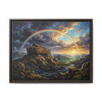 "Noah's Ark - The Covenant Fulfilled" | Genesis 9:12-16 Matte Framed Canvas