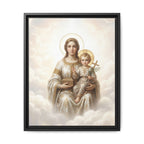 Madonna of Divine Light Matte Framed Canvas