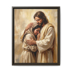 Shelter in His Love Matte Framed Canvas