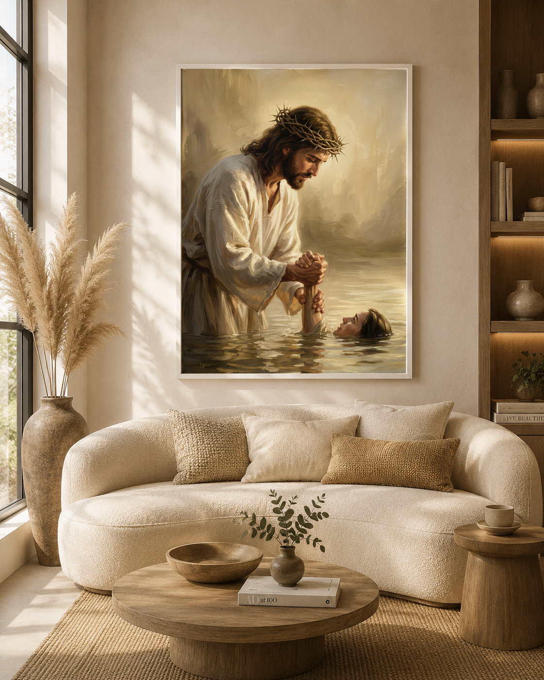 Lifted by Faith Matte Framed Canvas Secondary image