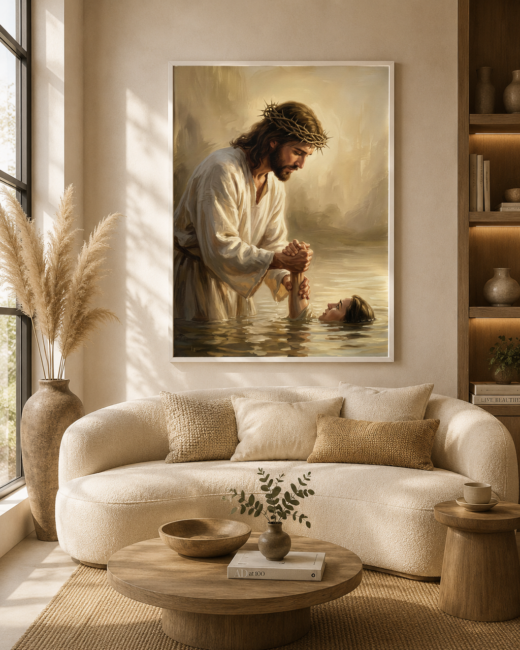 Lifted by Faith Matte Framed Canvas