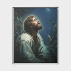 Gethsemane Prayer Matte Framed Canvas