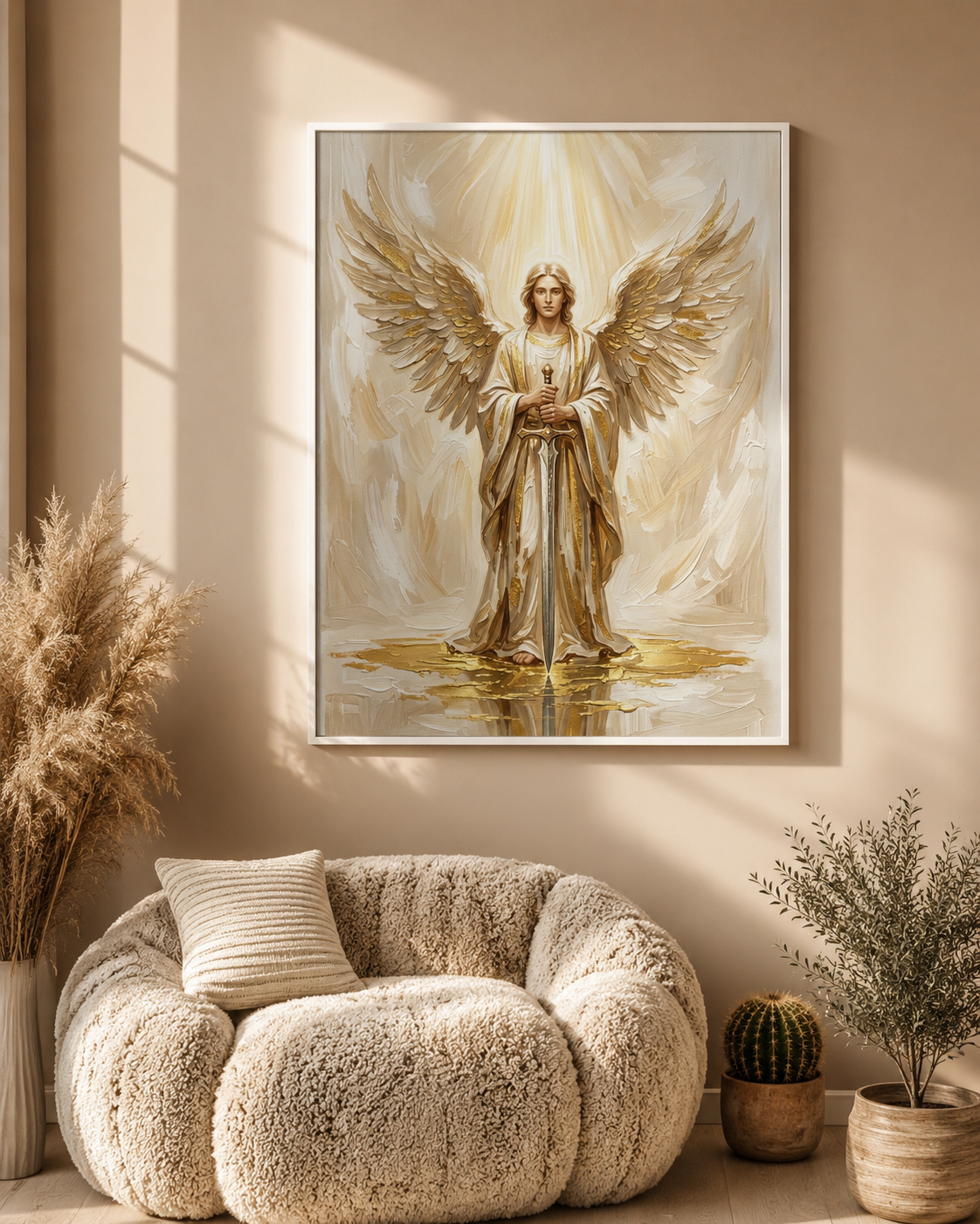 Celestial Warrior Matte Framed Canvas Secondary image