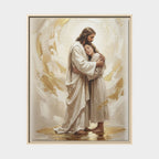 Embrace of Heaven Matte Framed Canvas