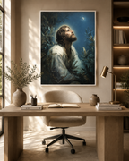 Gethsemane Prayer Matte Framed Canvas