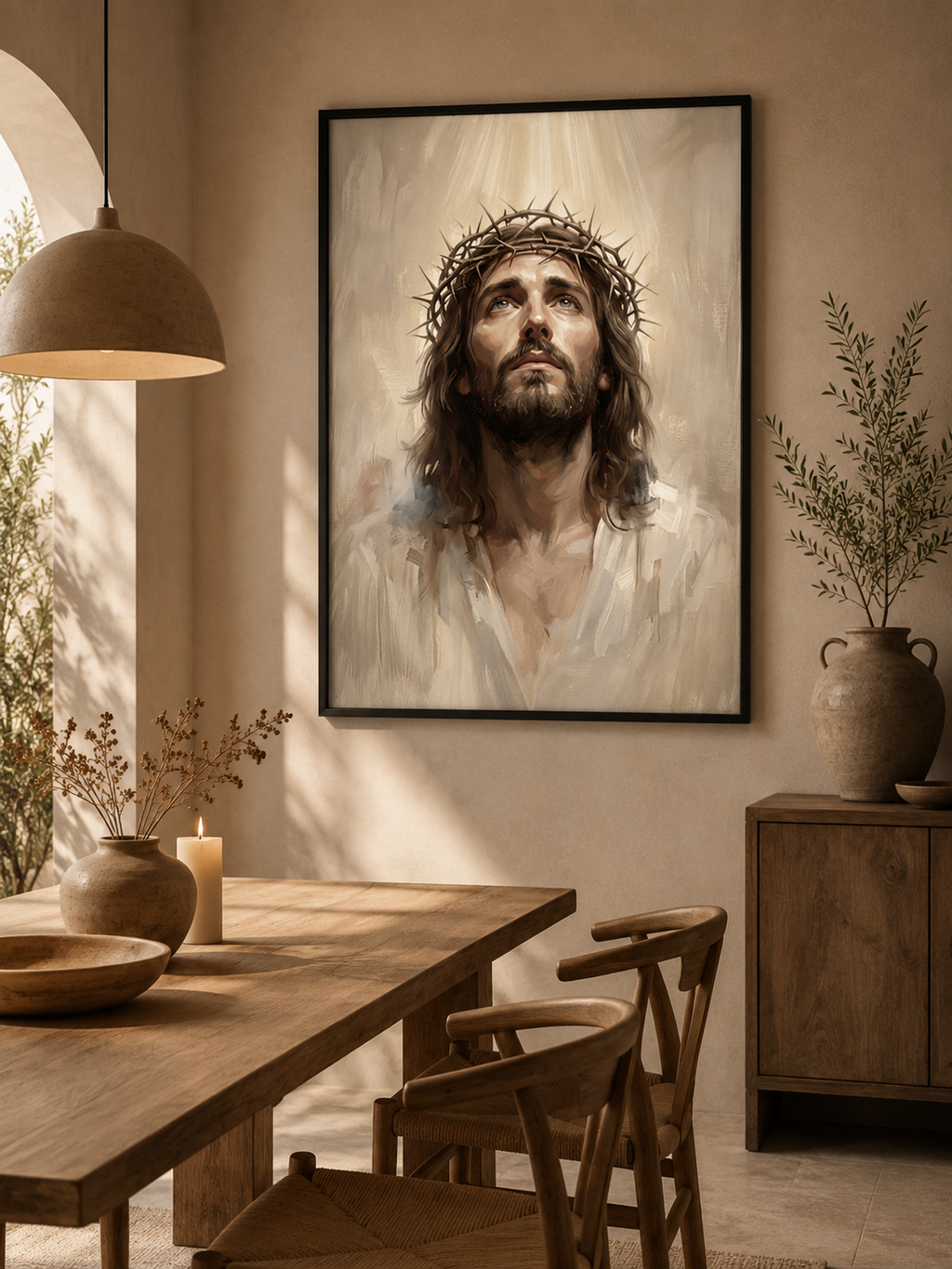 Crowned in Glory Matte Framed Canvas