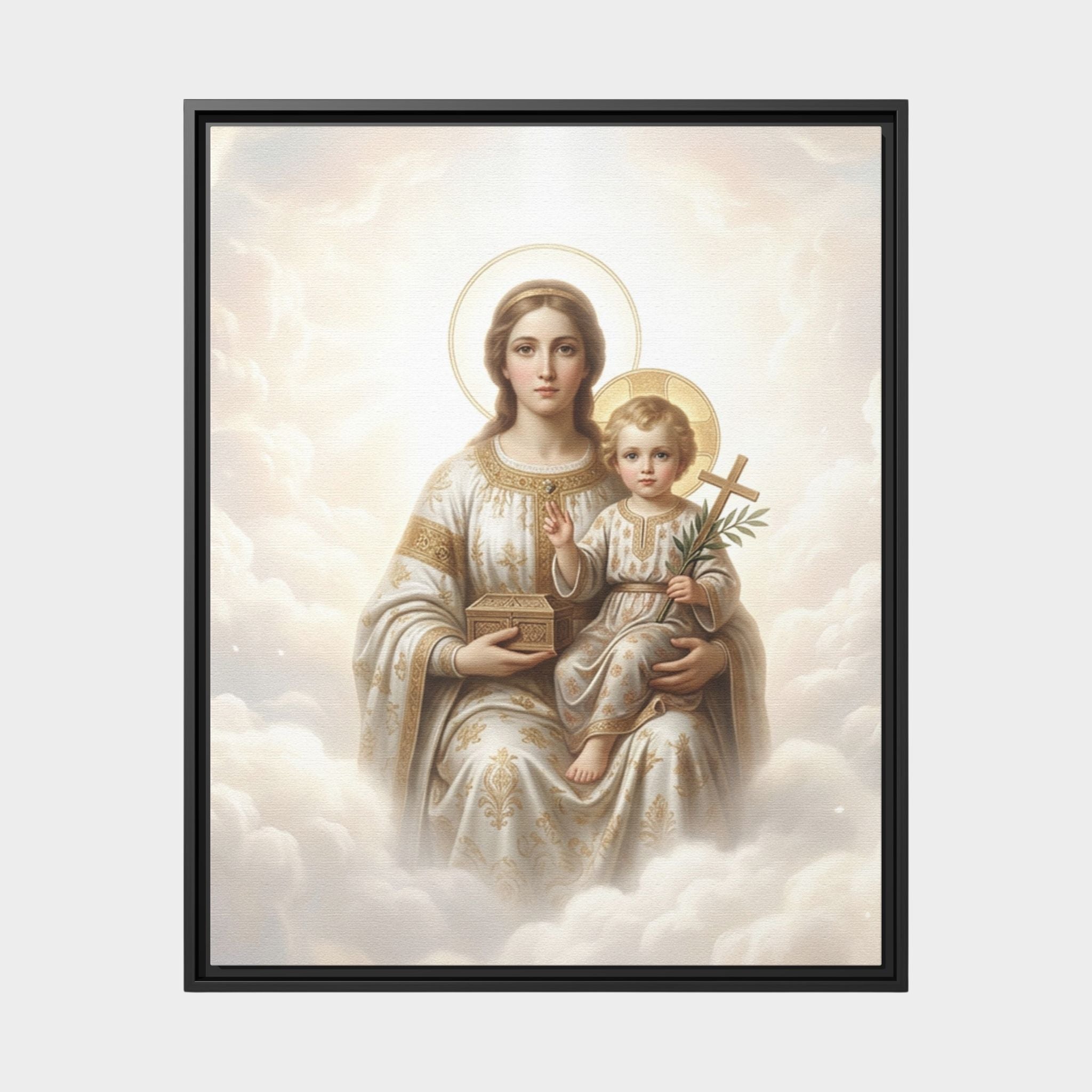 Madonna of Divine Light Matte Framed Canvas Main image