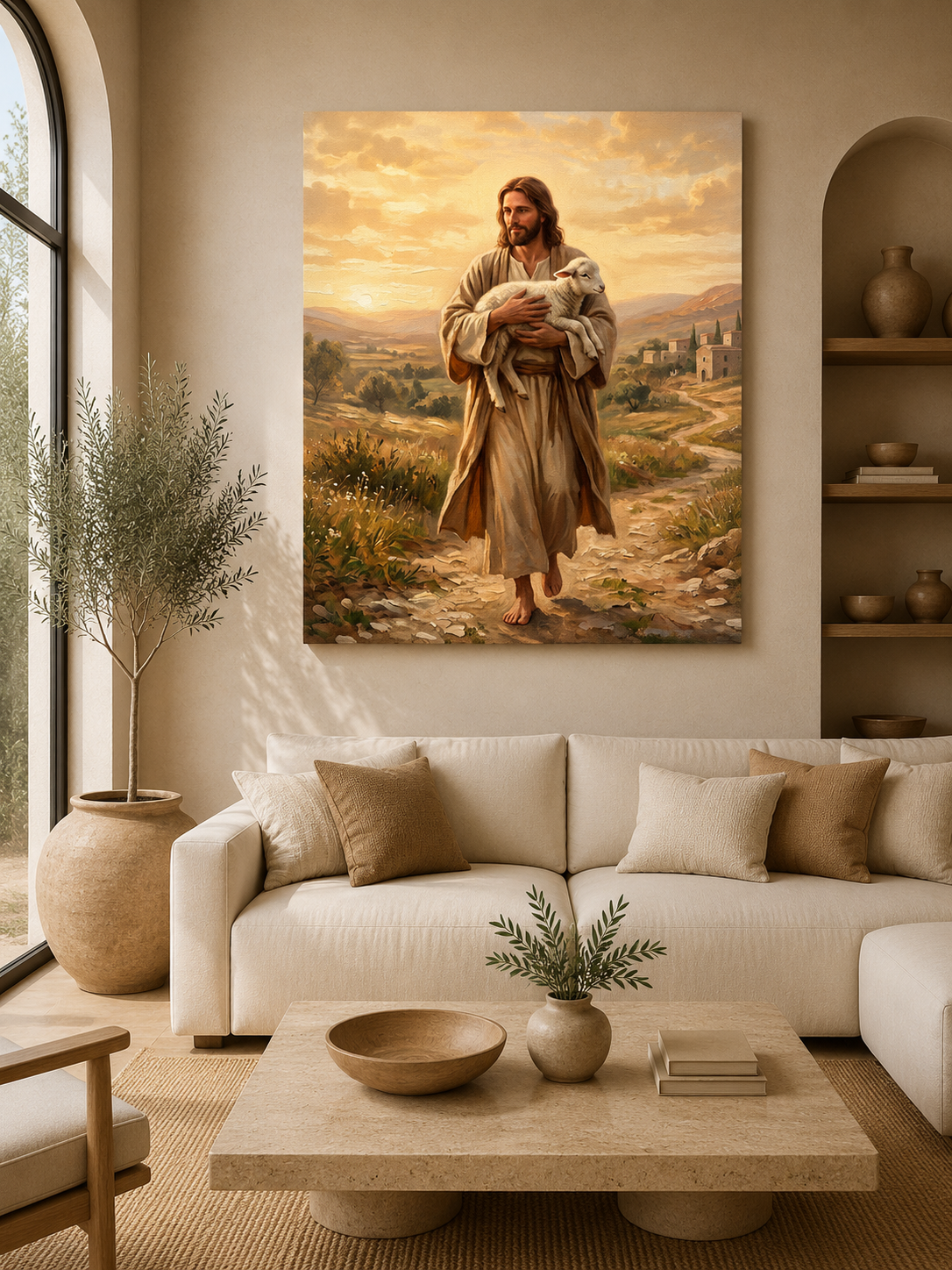 Shepherd of Peace Matte Canvas, Stretched Secondary image