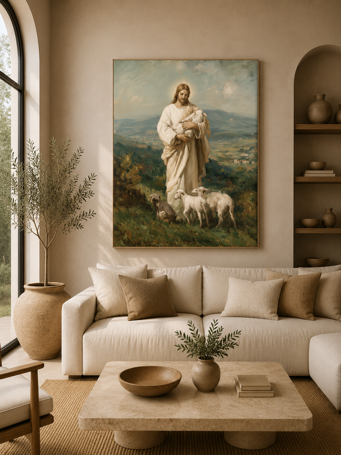 The Good Shepherd Matte Canvas, Stretched Secondary image
