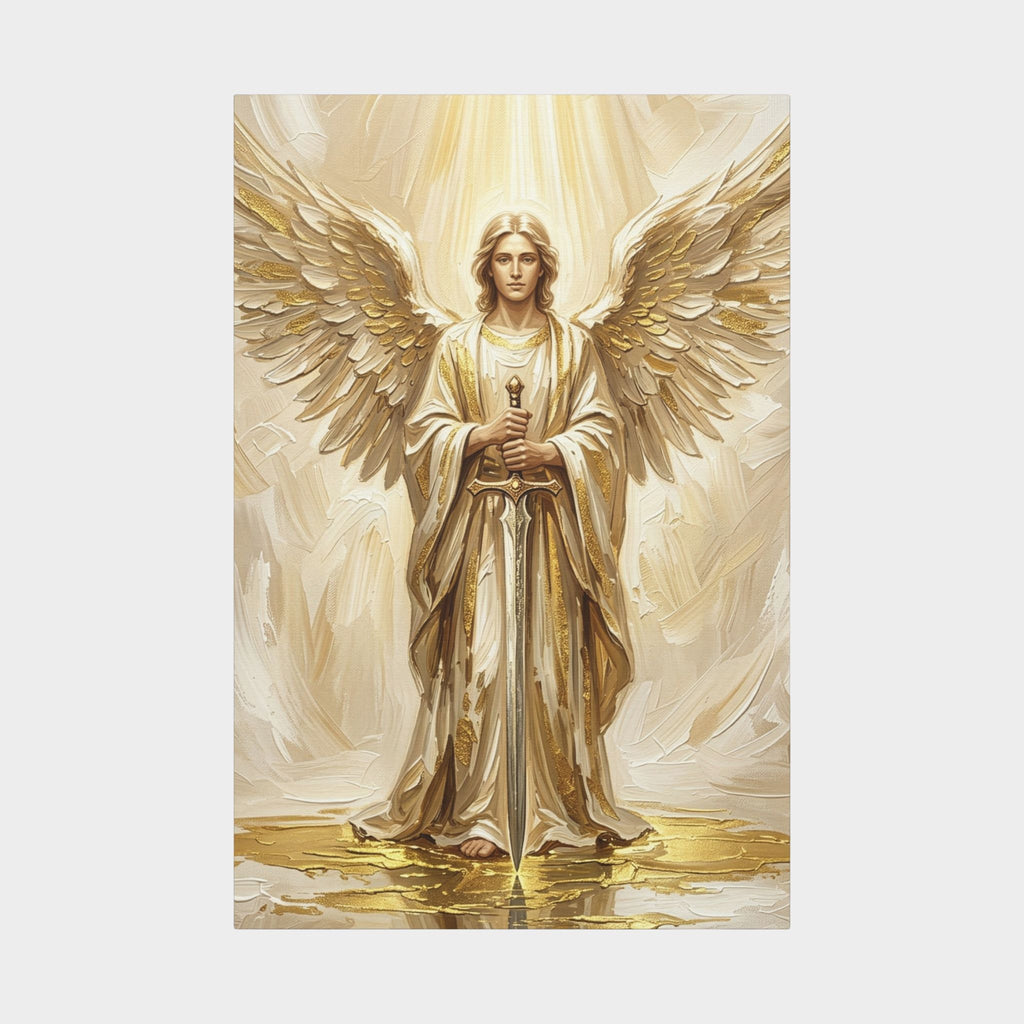 Celestial Warrior Matte Canvas, Stretched