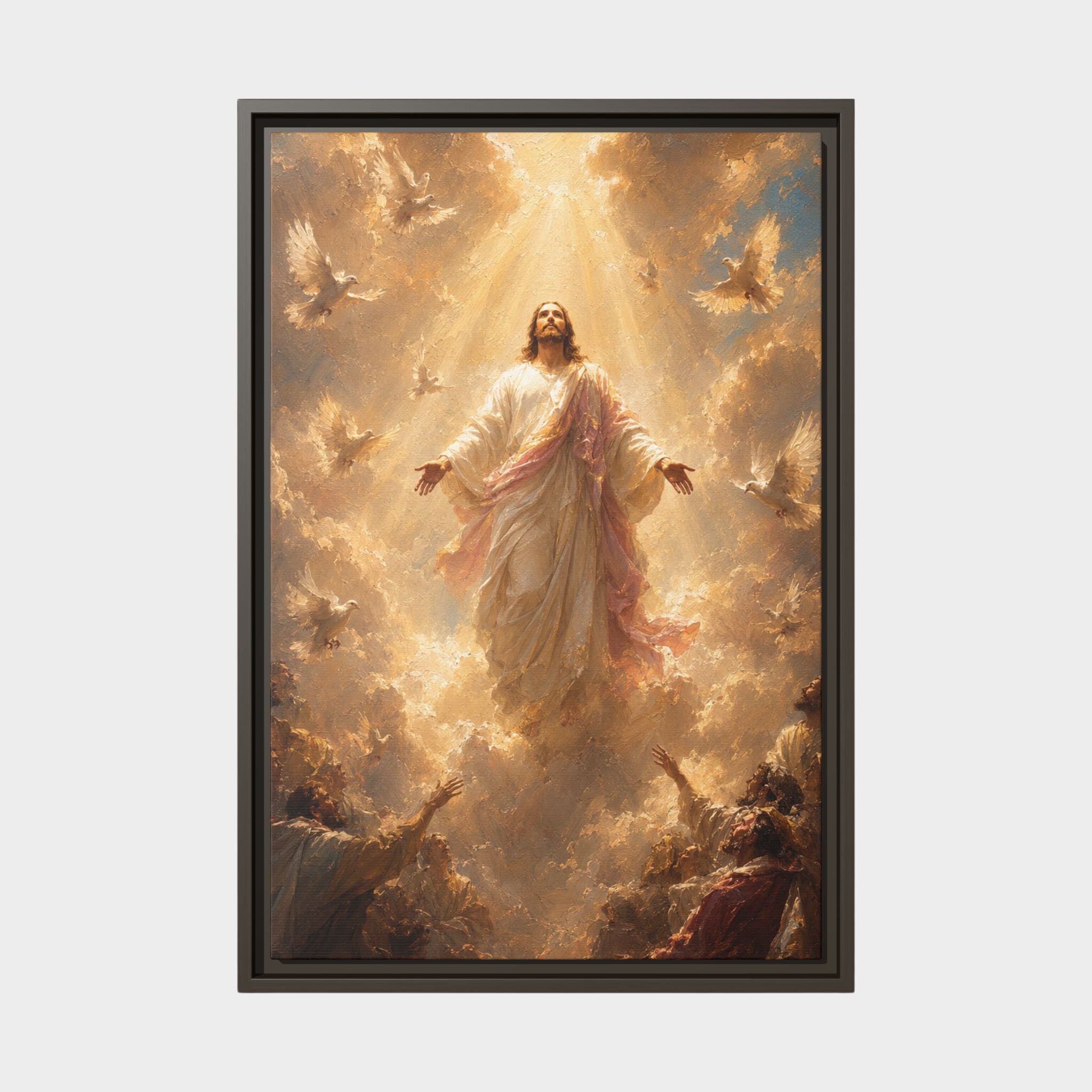 The Ascension of Glory Matte Framed Canvas