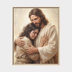 Held by Grace Matte Framed Canvas